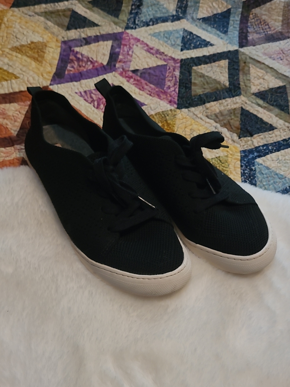 Zodiac Black Penny Casual Breathable Lace Up Summer Sneakers 7.5